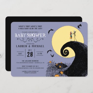 Nightmare Before Christmas Baby Shower Invitation