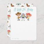 Nightmare Before Christmas Baby Shower Note Card