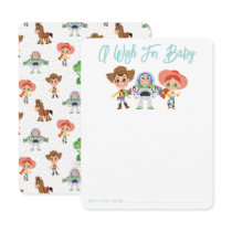Nightmare Before Christmas Baby Shower Note Card