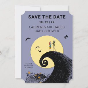 Nightmare Before Christmas Baby Shower Save The Date