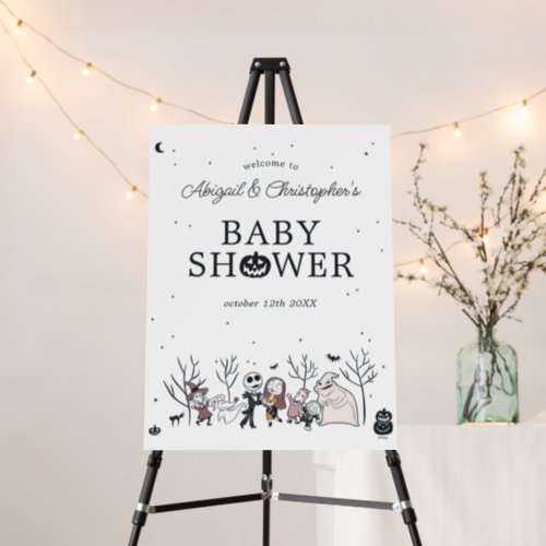 Nightmare Before Christmas Baby Shower Welcome Foam Board