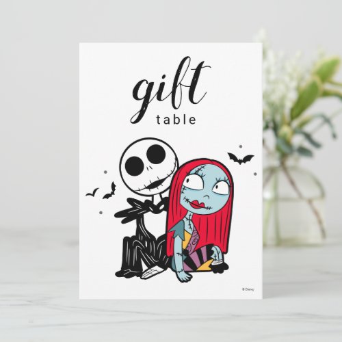 Nightmare Before Christmas Birthday Card Table