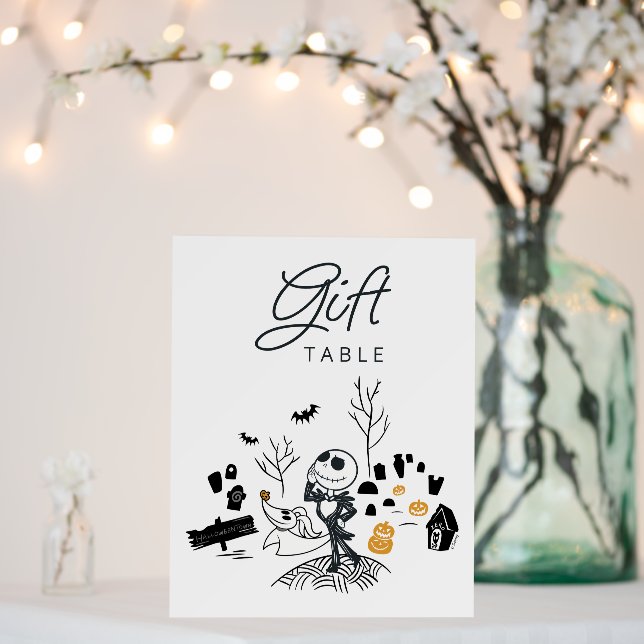 Nightmare Before Christmas Birthday Gift Table Foam Board (In Situ (Wedding))