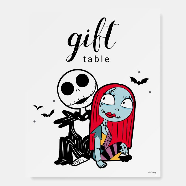 Nightmare Before Christmas Birthday Gift Table Foam Board (Front)