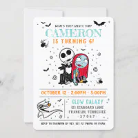 Nightmare Before Christmas Birthday Invitation | Zazzle