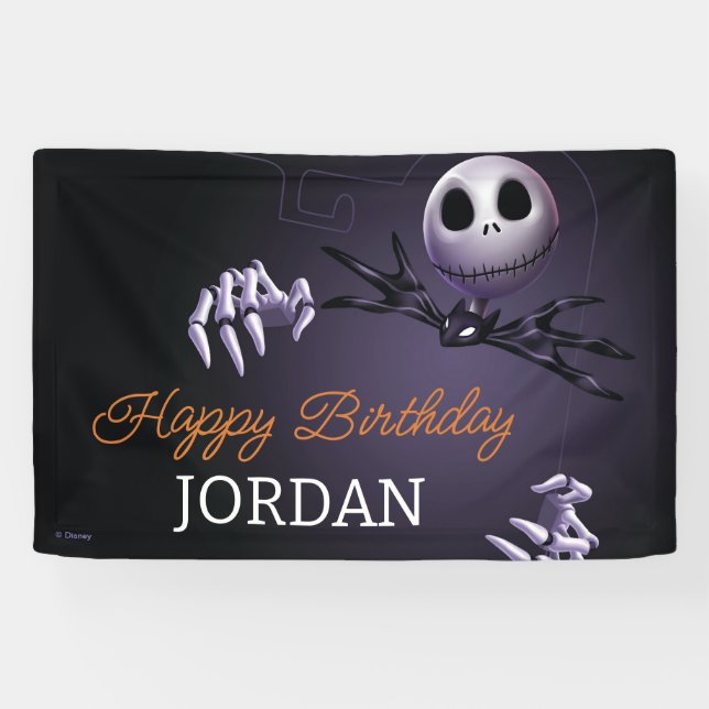 Nightmare Before Christmas Birthday Party Banner (Horizontal)