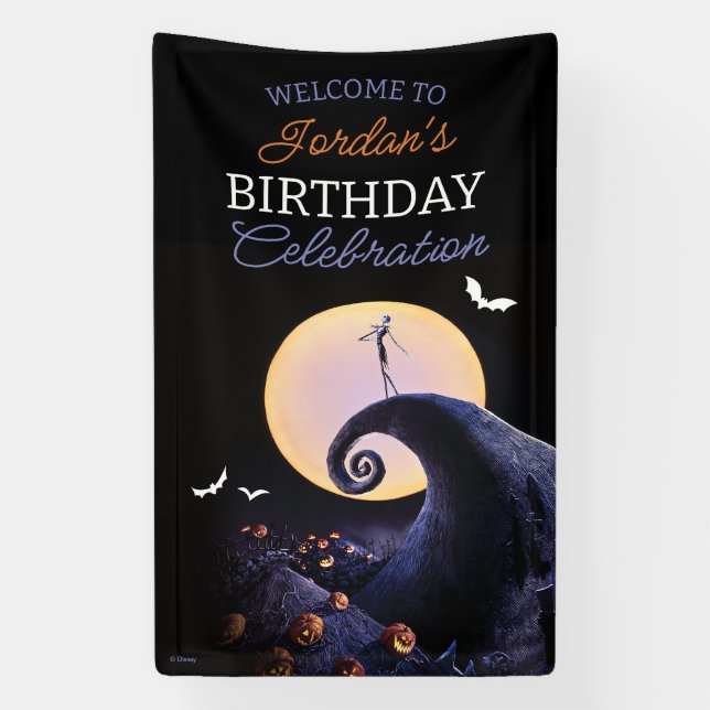 Nightmare Before Christmas Birthday Party Banner (Vertical)
