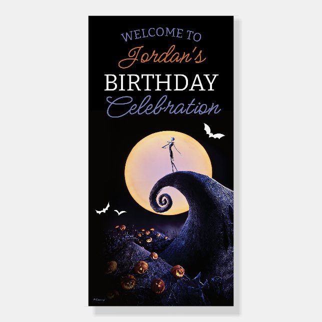 Nightmare Before Christmas Birthday Party Foam Board (Front)