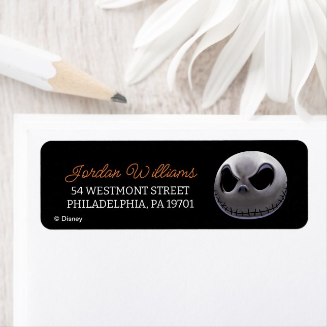 Nightmare Before Christmas Birthday Party Label (Insitu)