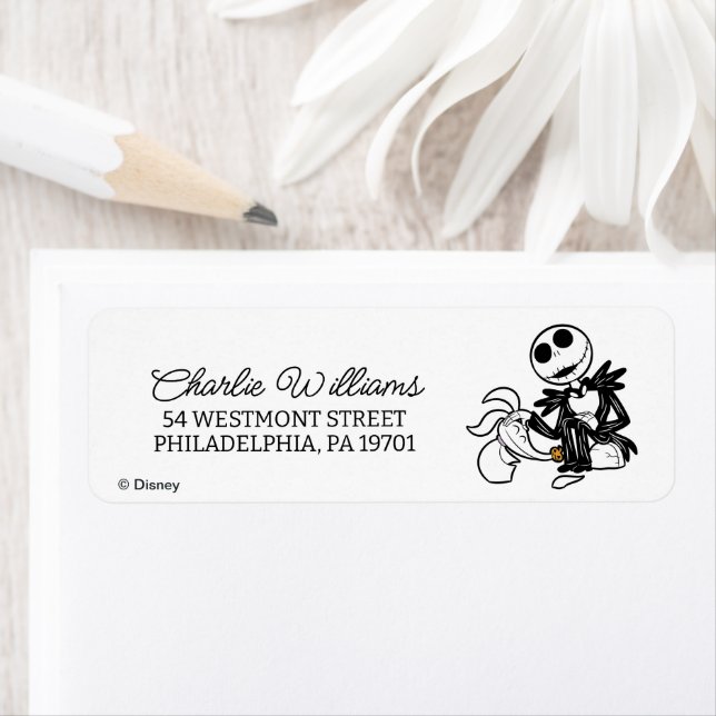 Nightmare Before Christmas Birthday Party Label (Insitu)