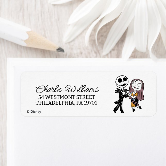 Nightmare Before Christmas Birthday Party Label (Insitu)