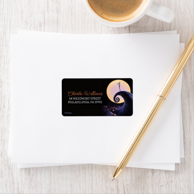 Nightmare Before Christmas Birthday Party Label (Insitu)