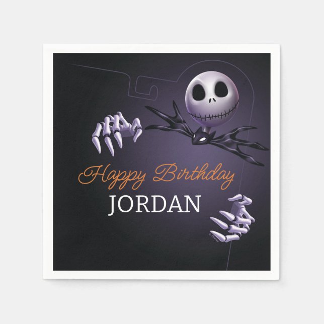 Nightmare Before Christmas Birthday Party Napkins (Front)