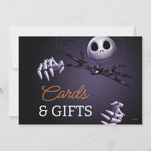Nightmare Before Christmas Birthday Party Note Card