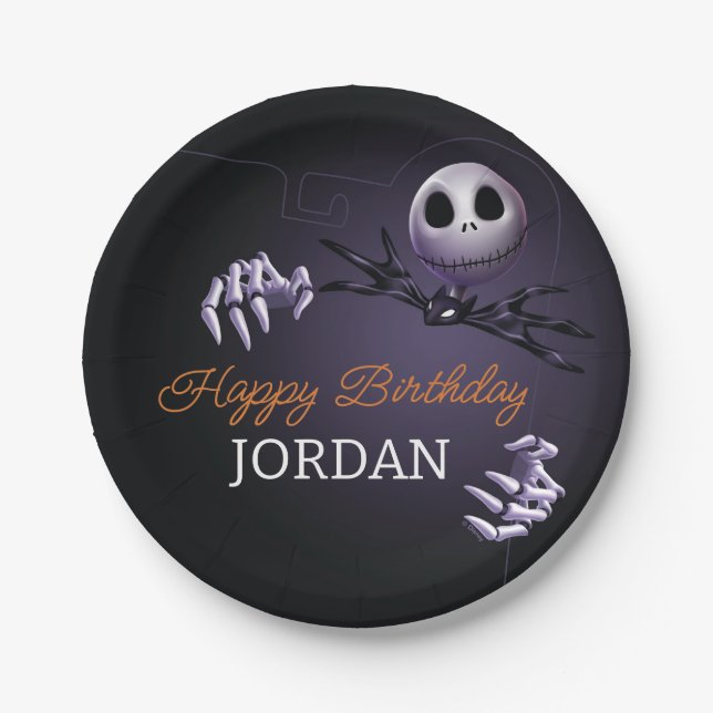Nightmare Before Christmas Birthday Party Paper Plates (Front)