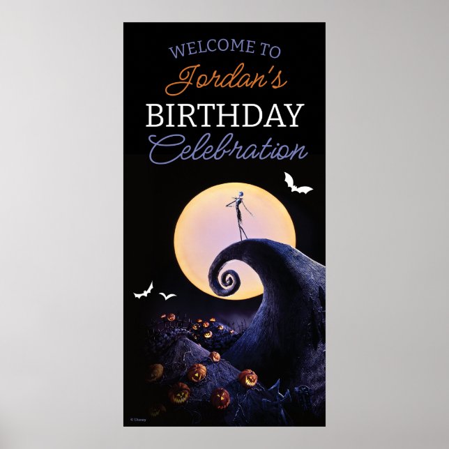 Nightmare Before Christmas Birthday Party Poster (Front)