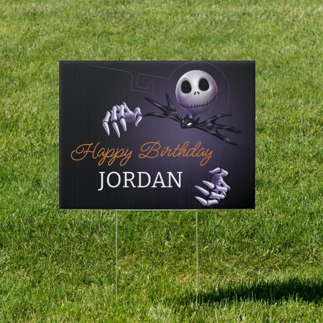 Nightmare Before Christmas Birthday Party Sign (Insitu)