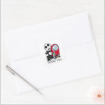 Nightmare Before Christmas Birthday Square Sticker<br><div class="desc">Thank all your family and friends for coming to your Nightmare Before Christmas themed Birthday Party with these sweet thank you stickers.</div>