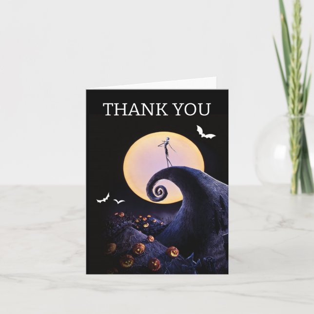 Nightmare Before Christmas Birthday Thank You Card (Front)