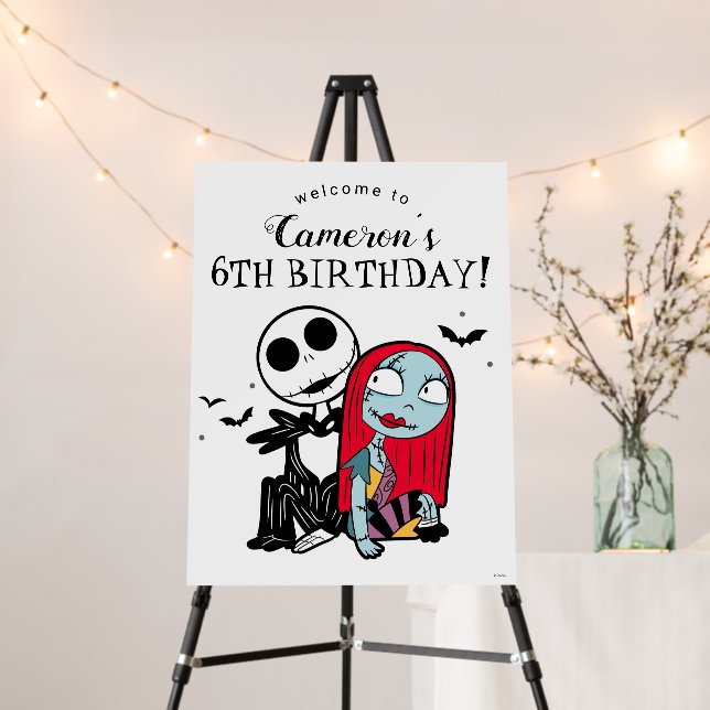 Nightmare Before Christmas Birthday Welcome Foam Board (In Situ (Stand))