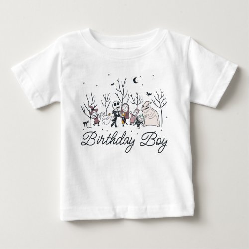 Nightmare Before Christmas Boo Crew _ Birthday Boy Baby T_Shirt