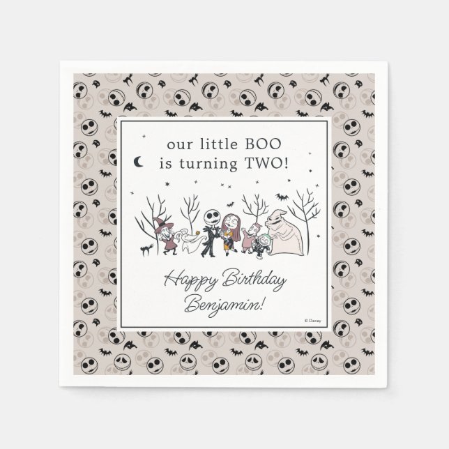 Nightmare Before Christmas Boo Crew Birthday Napkins (Front)