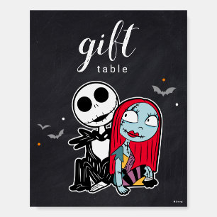 Nightmare Before Christmas Chalkboard Birthday Foam Board