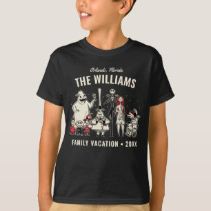 Nightmare Before Christmas Disney Family Vacation T-Shirt
