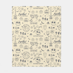 Nightmare Before Christmas Everyday Is Halloween Fleece Blanket