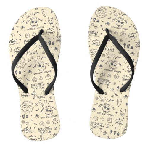 Nightmare Before Christmas  Everyday Is Halloween Flip Flops