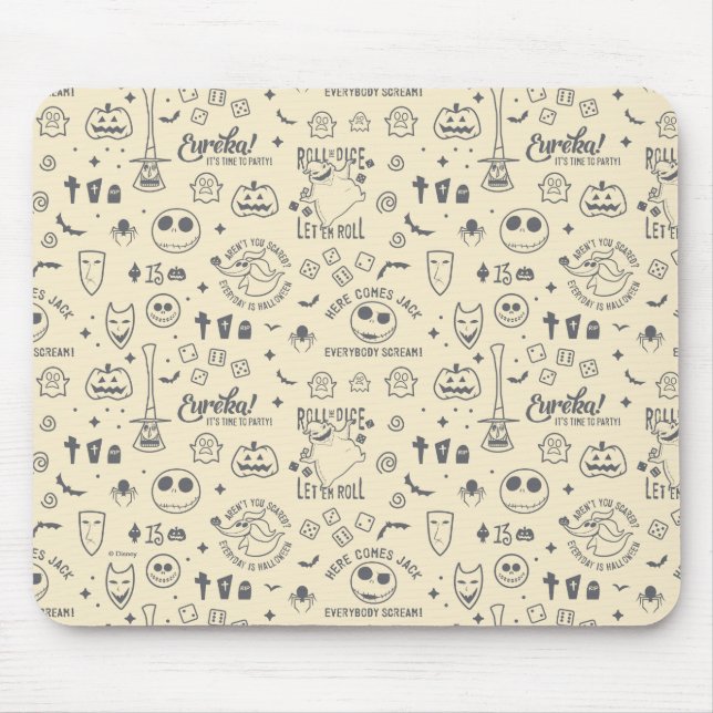 Nightmare Before Christmas | Everyday Is Halloween Mouse Pad (Front)