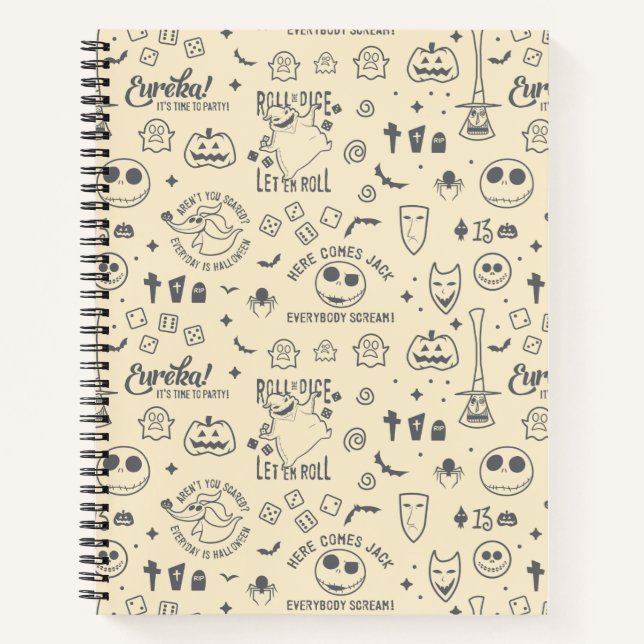 Nightmare Before Christmas | Everyday Is Halloween Notebook (Front)