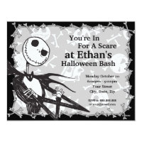 Nightmare Before Christmas Halloween Party Card