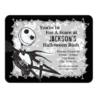 Nightmare Before Christmas Halloween Party Card