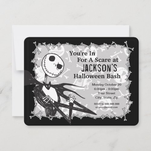 Nightmare Before Christmas Halloween Party Invitation