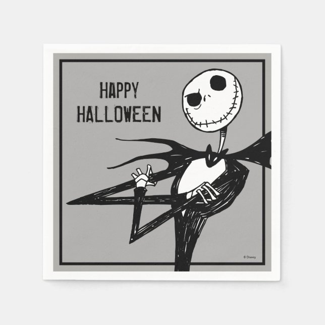 Nightmare Before Christmas Halloween Party Napkins (Front)