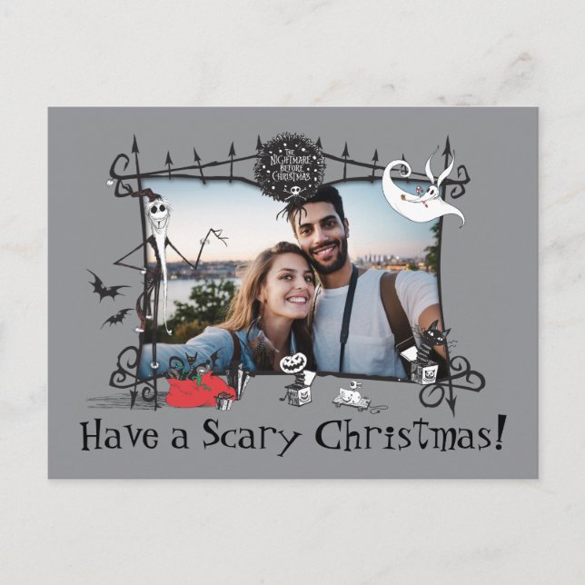 Nightmare Before Christmas Holiday Postcard (Front)