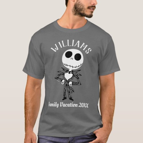 Nightmare Before Christmas Jack  Family Vacation T_Shirt