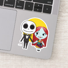 Nightmare Before Christmas | Jack & Sally Emoji 2 Sticker at Zazzle