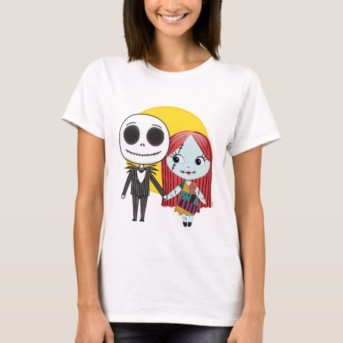 Nightmare Before Christmas  Jack  Sally Emoji 2 T_Shirt