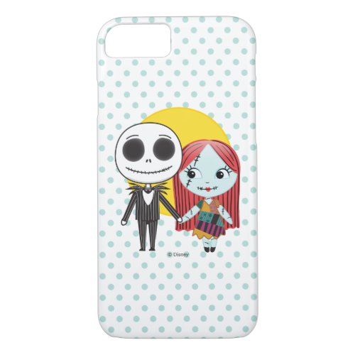 Nightmare Before Christmas  Jack  Sally Emoji iPhone 87 Case