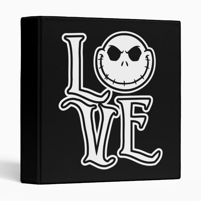 Nightmare Before Christmas - LOVE 3 Ring Binder (Front/Spine)