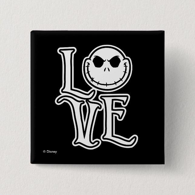 Nightmare Before Christmas - LOVE Button (Front)