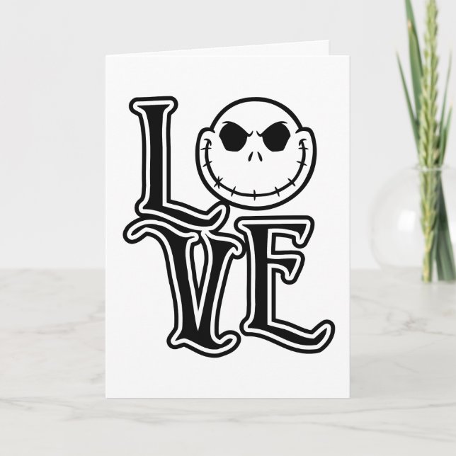 Nightmare Before Christmas - LOVE Card (Front)