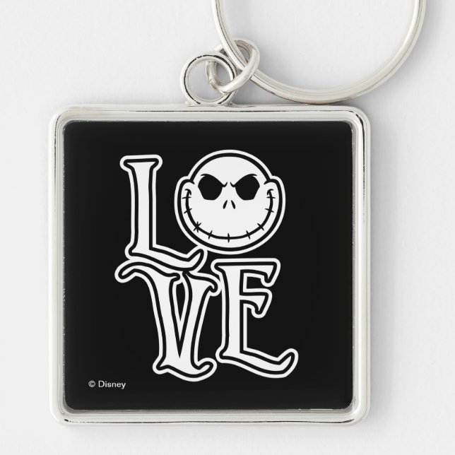 Nightmare Before Christmas - LOVE Keychain (Front)