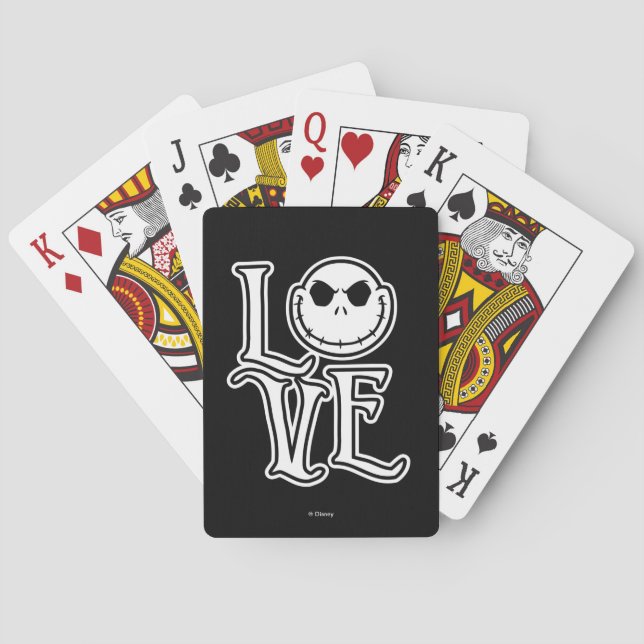 Nightmare Before Christmas - LOVE Playing Cards (Back)