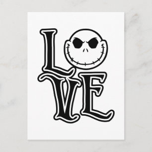 Nightmare Before Christmas - LOVE Postcard