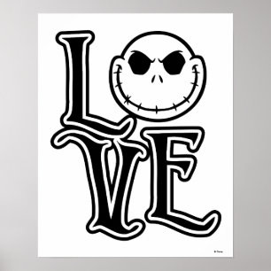 Nightmare Before Christmas - LOVE Poster