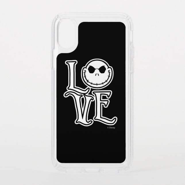 Nightmare Before Christmas - LOVE Speck iPhone XS Case (Front)