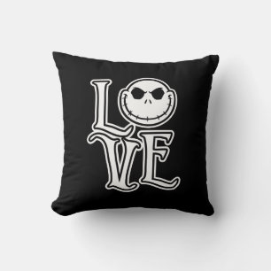 Nightmare Before Christmas - LOVE Throw Pillow